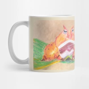 Orange Pacman Frog Toad Mug